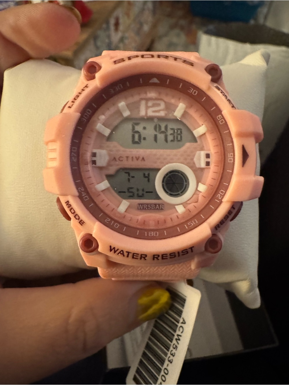 BRAND NEW IN BOX Activa x Invicta ACW533-004 Pink Digital Sport Watch 46mm